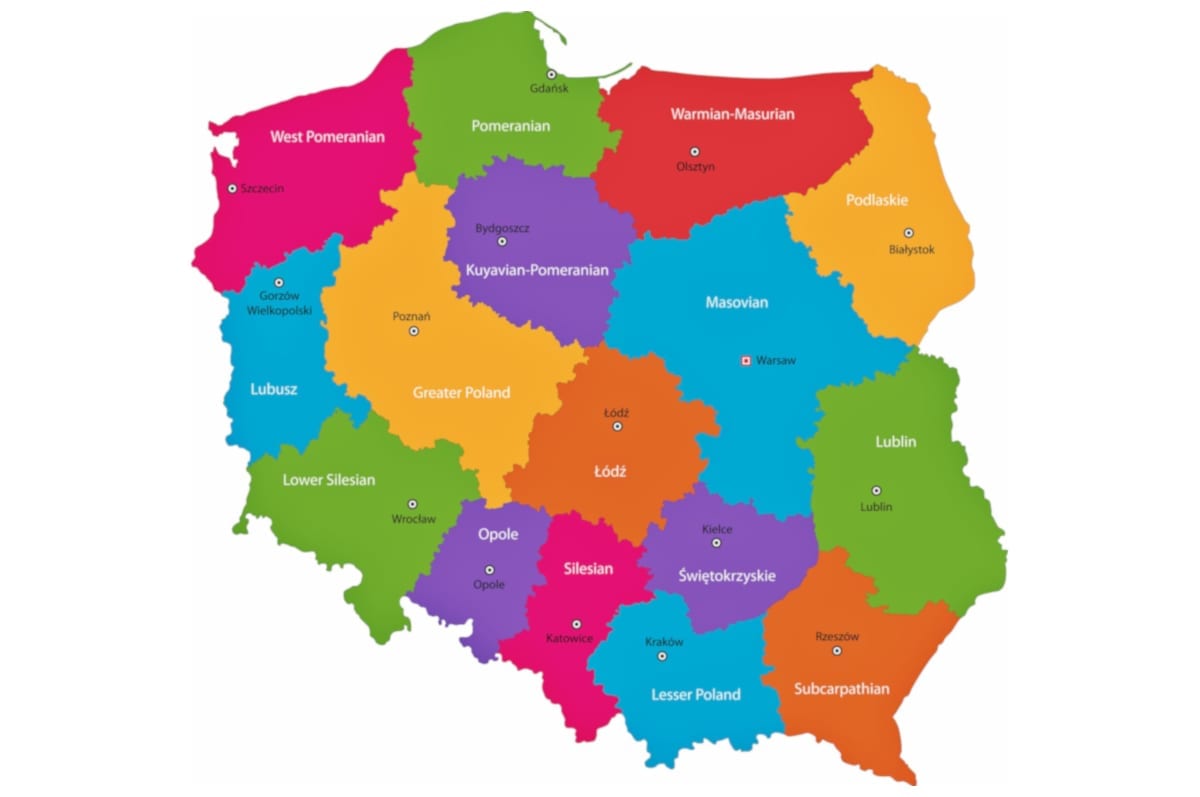 Regions of Poland