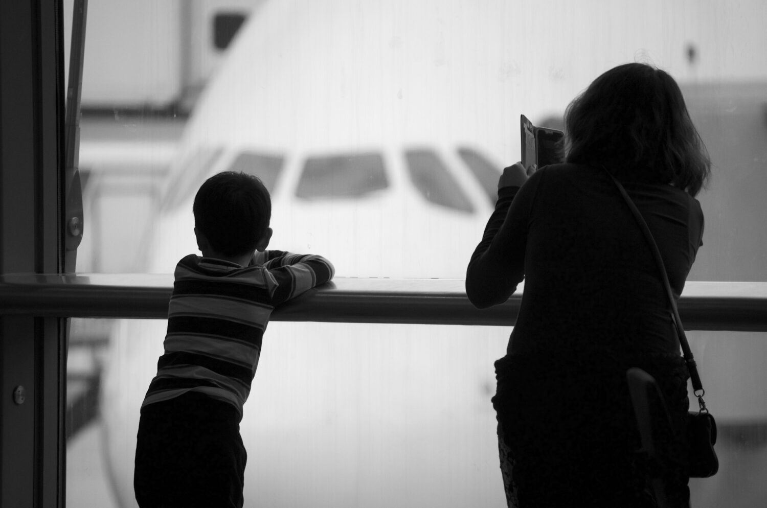 Flying with young children