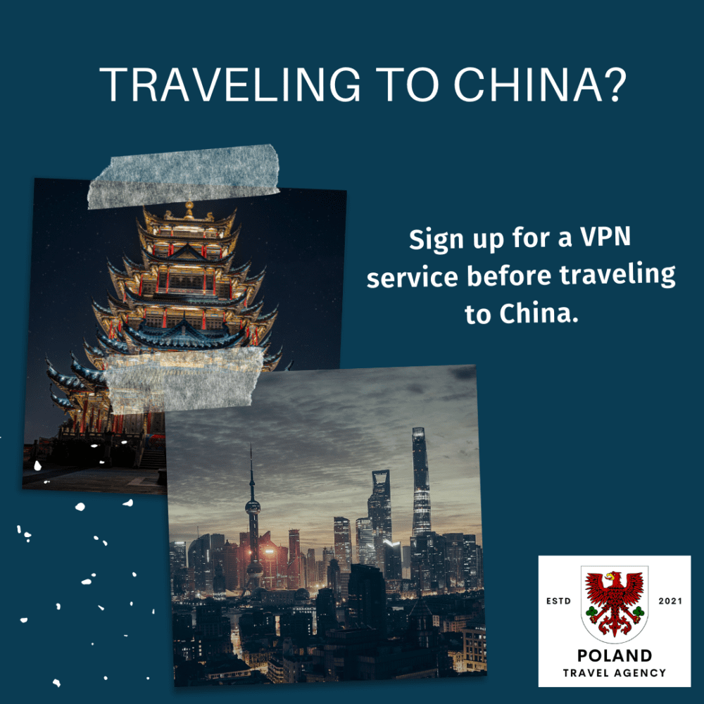 Sign up for a VPN service before travelling to China